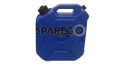 Royal Enfield Blue Color Jerry Can Pair with Mount for BS4 Himalayan 411 - SPAREZO